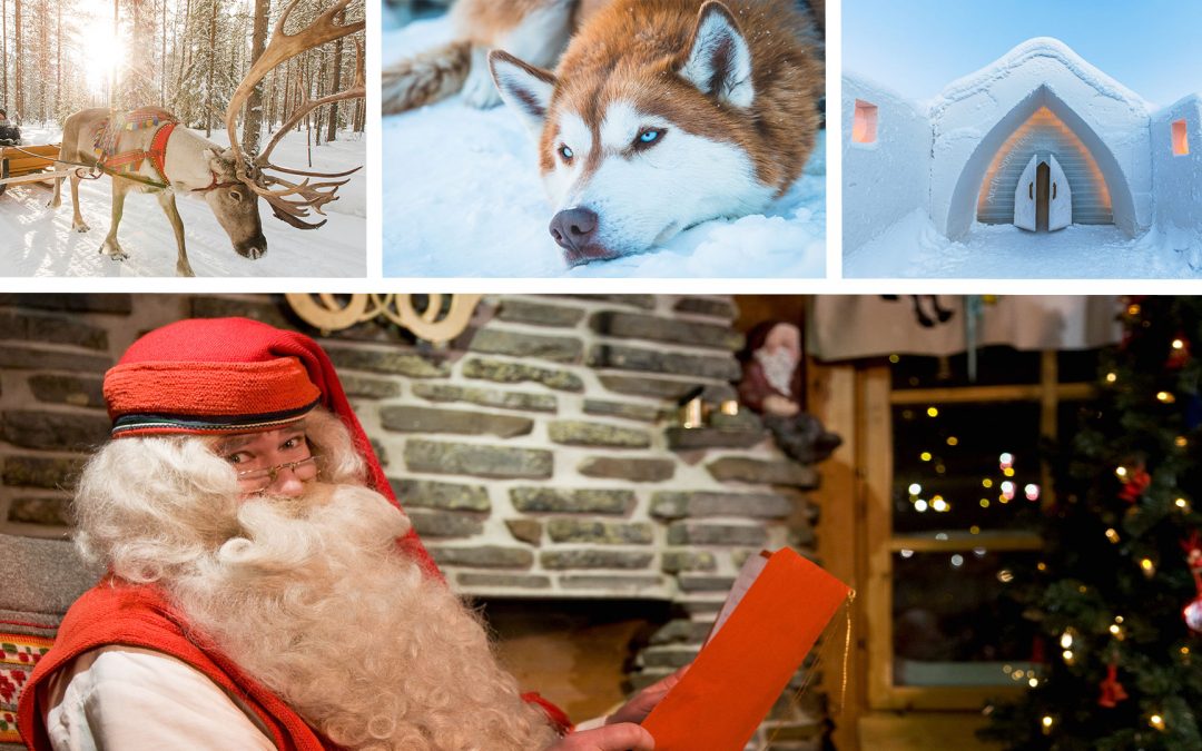 Rendez-vous Neige & Glace – Raquettes, Village du Père Noël, Traîneau à Chiens et Visite d&rsquo;un Château de Glace