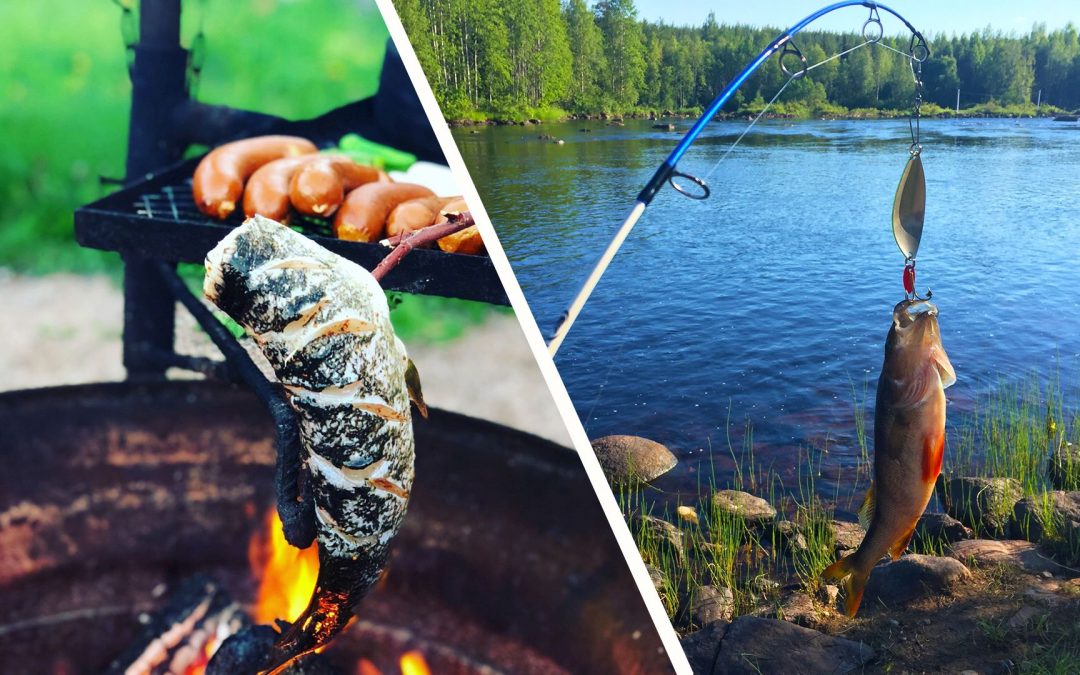 Fishing in Lapland & Smoked Salmon