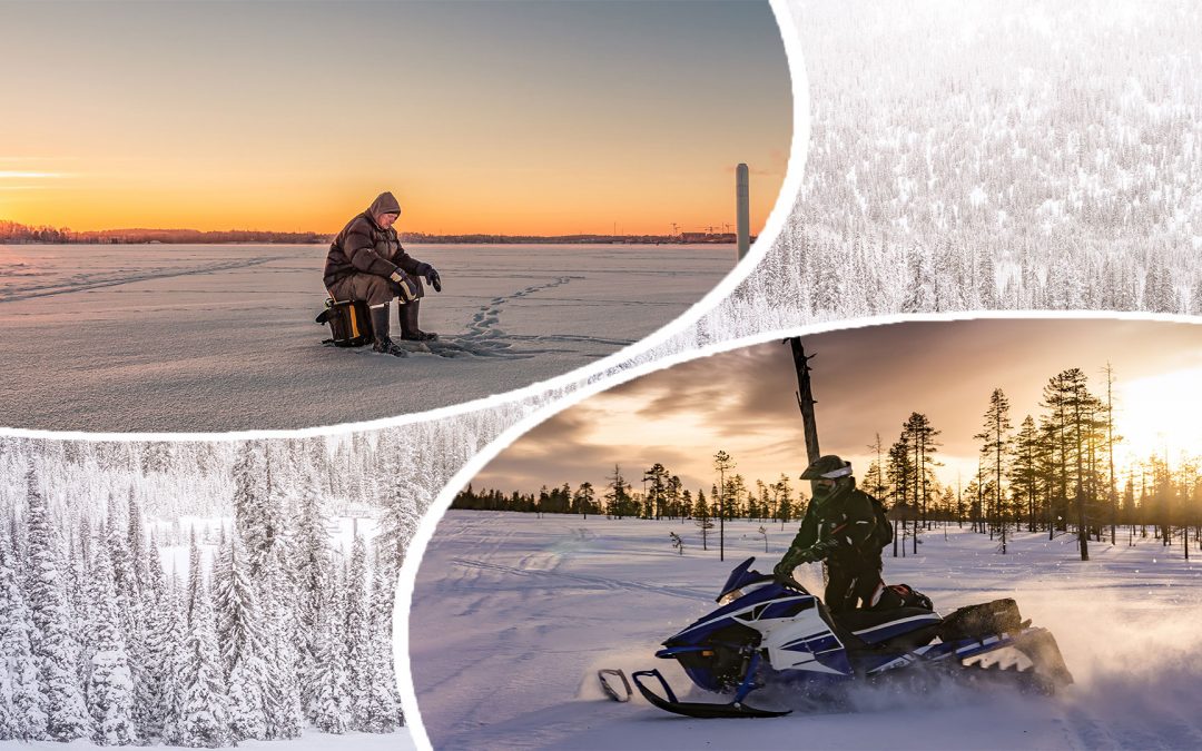 Safari en Motoneige & Pêche sur Glace